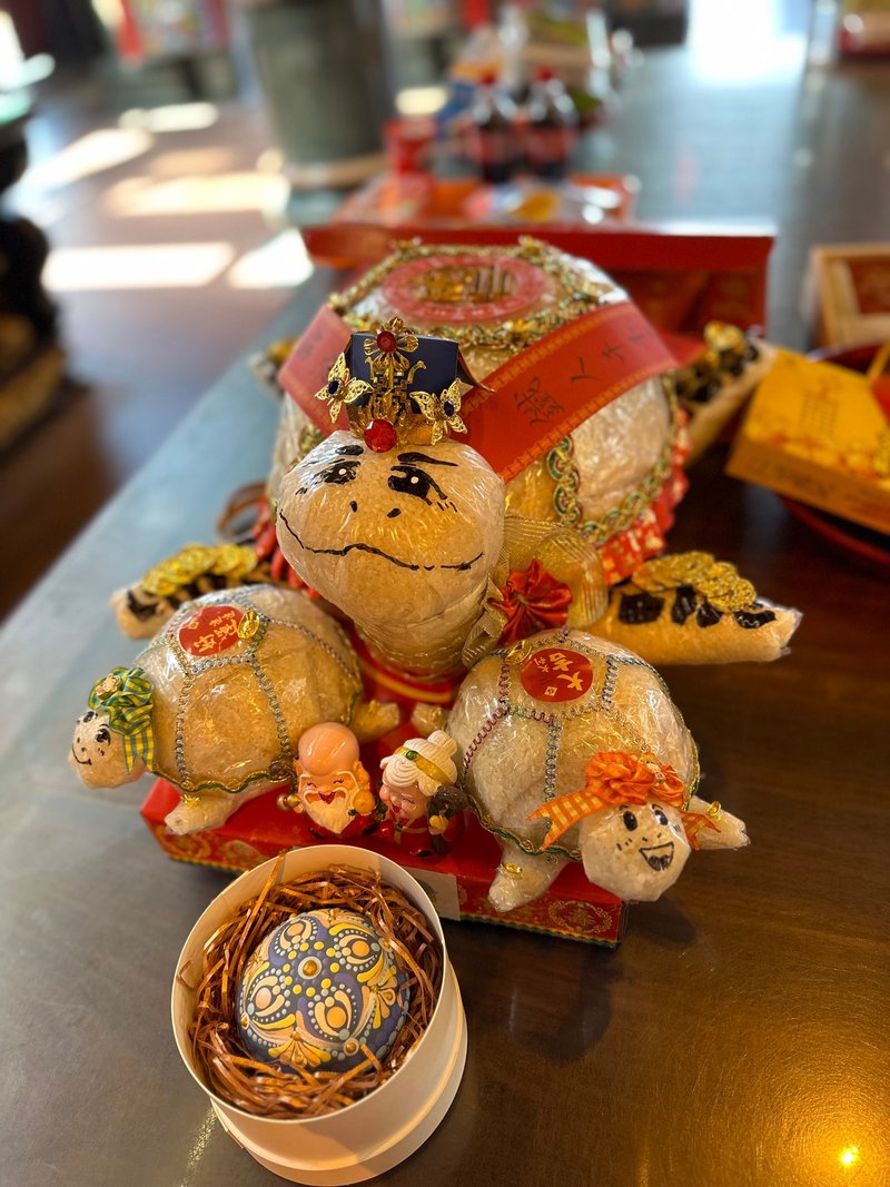 Gloria 客製化平安米龜-迷你龜 - 其他 - 新鮮食材 多色