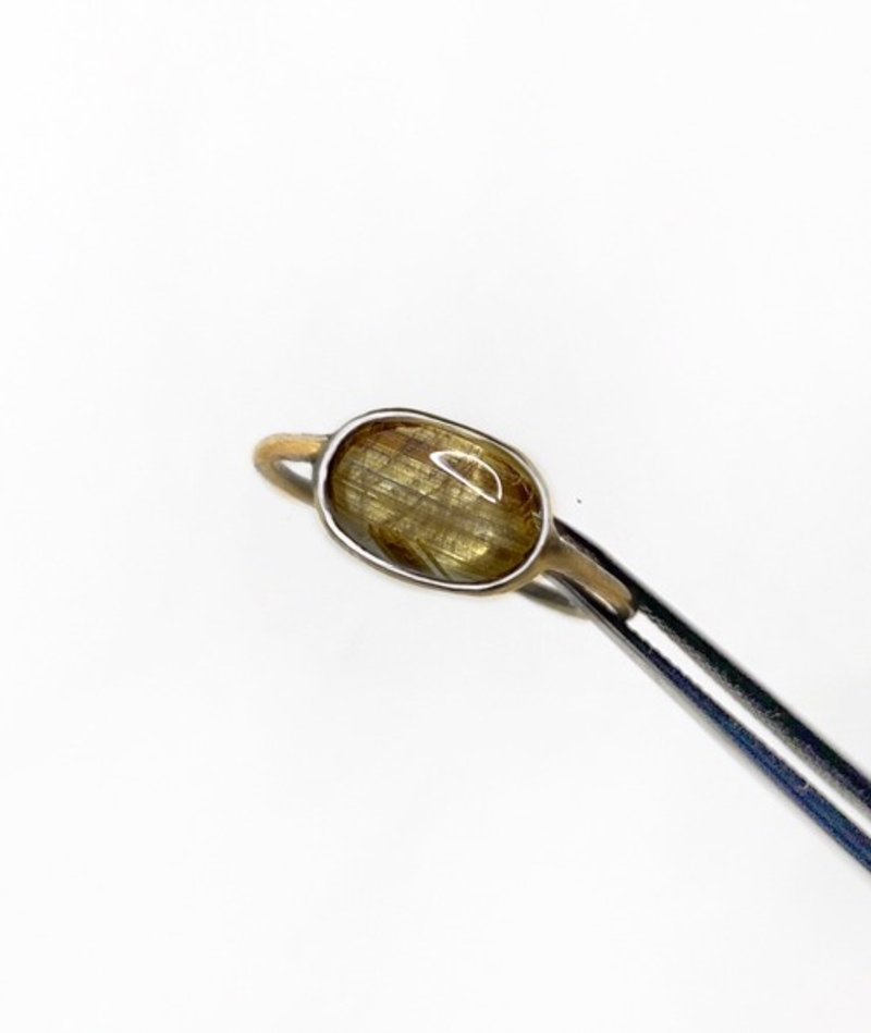Pinkoi 代購 -  獨一無二的 k18 貓眼金紅石 QTZ 戒指 No.9/ 客製化複製品 - 戒指 - 寶石 