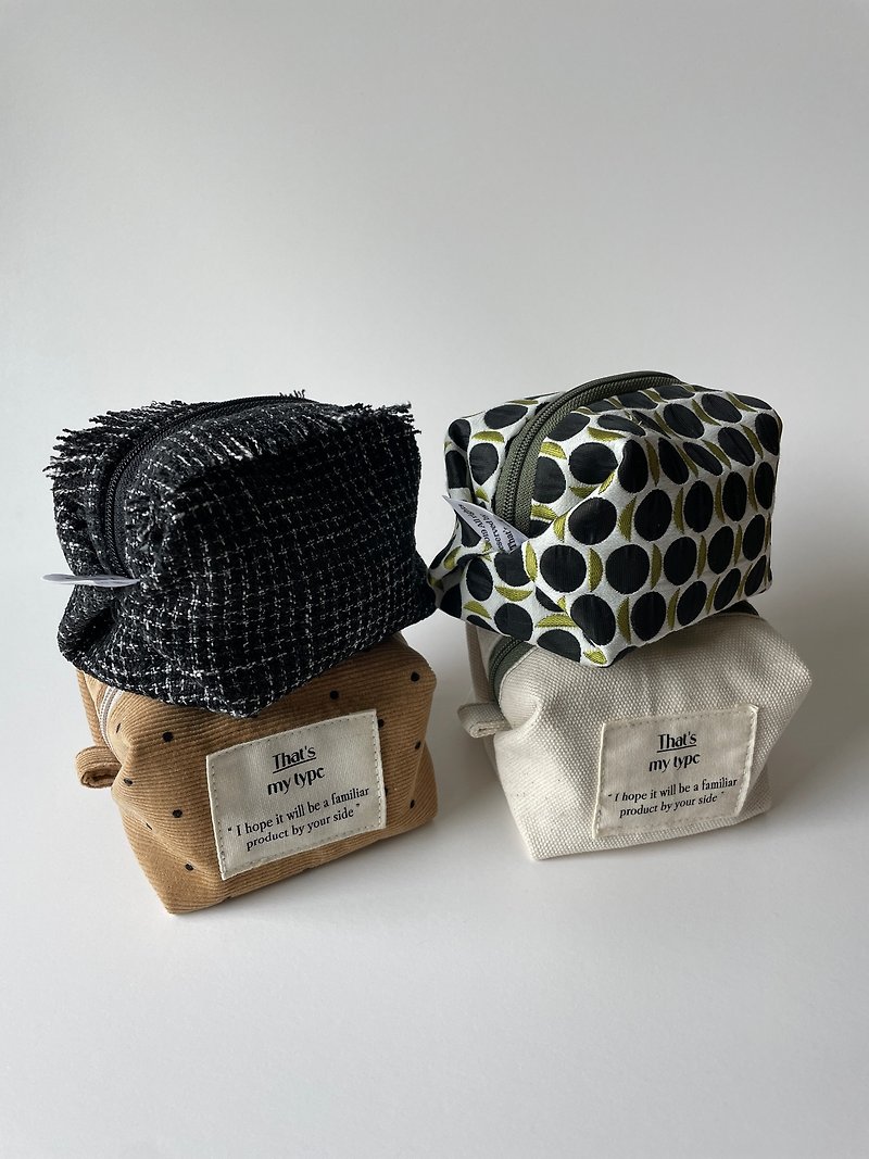 Square Mini Pouch - Toiletry Bags & Pouches - Cotton & Hemp 