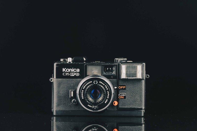 Konica C35 EF D #9522 #135底片相機 - 相機/拍立得/底片相機 - 其他金屬 黑色