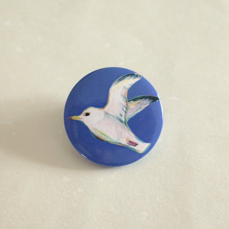 Tiandi Sha Gu _ Little Badge - Badges & Pins - Plastic Blue