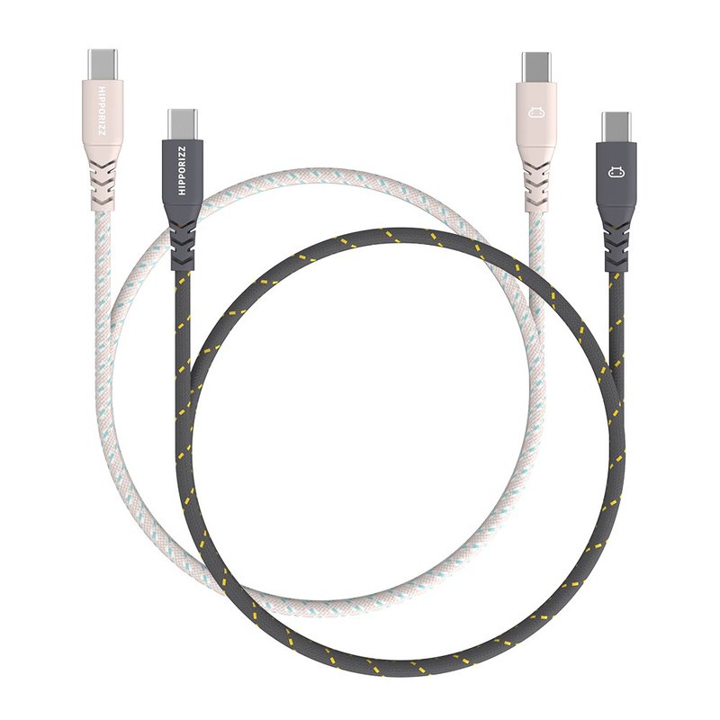 Hipporizz CAVO 1.5M C to C 雙色充電傳輸編織線 60W - 行動電源/充電線 - 尼龍 