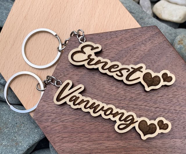 Custom Keychain Wedding Gift Handmade Keychain with Letter Mark Letter Key  Chain - Shop marygracedesign Keychains - Pinkoi