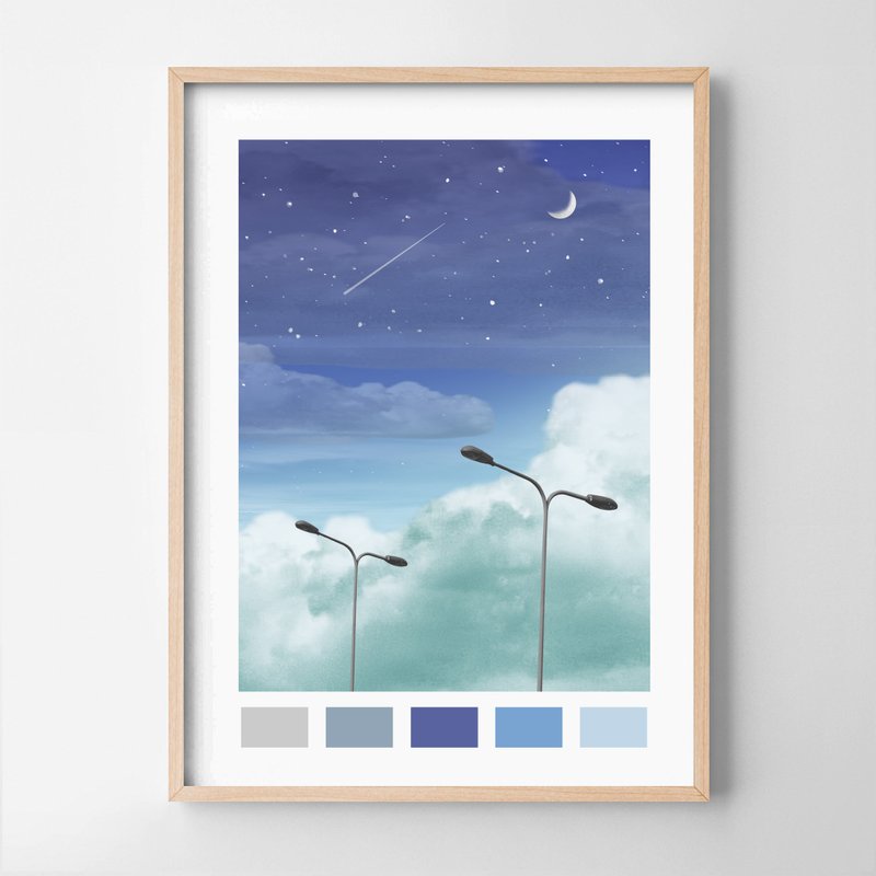 walking in the middle of July #3 畫 佈置 擺飾 臥室 浴室 餐廳 - 擺飾/家飾品 - 紙 
