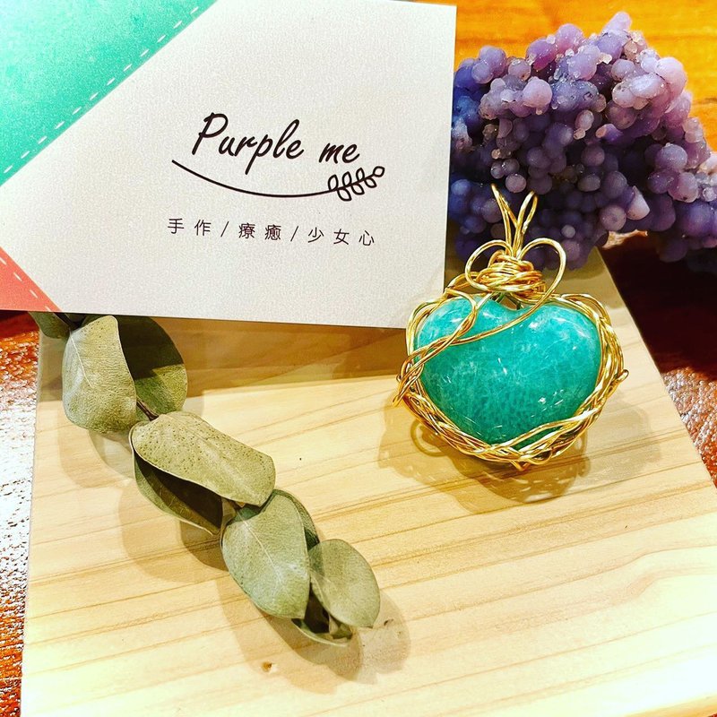 天河石項鍊 生命的律動 - 項鍊 - 半寶石 綠色