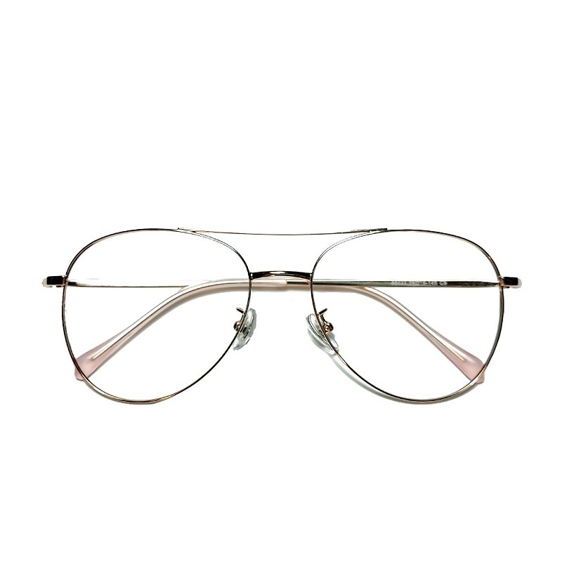 Aviator-shaped glasses. Titanium. Design - Glasses & Frames - Other Metals 