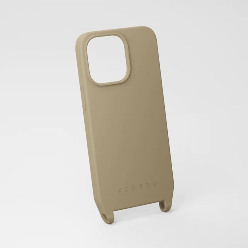 ซิลิคอน เคส/ซองมือถือ สีกากี - XOUXOU Phone Case -  Taupe