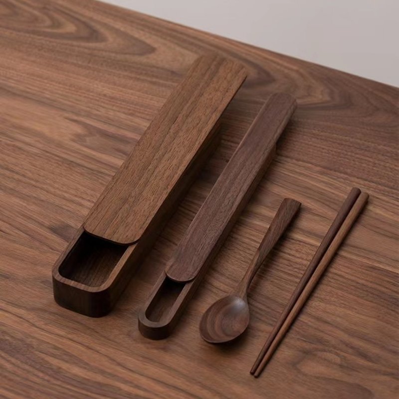 Portable Tableware Set - Other - Wood 