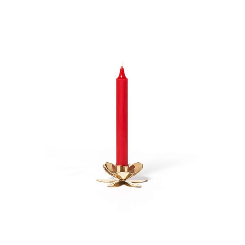 Cire Trudon Flavonoid Flower Candle Holder - Candles & Candle Holders - Glass Gold