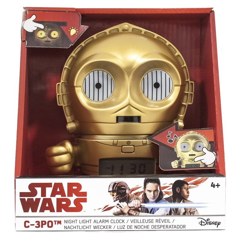 LEGO BulbBotz 電影原聲夜燈鬧鐘 星際大戰 C-3PO (5.5 inch) - 時鐘/鬧鐘 - 塑膠 多色