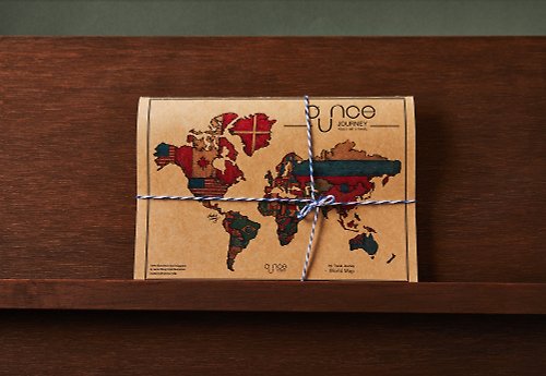 OUNCE studio 玩食插畫工作室 無時效手帳行事曆 - 世界地圖