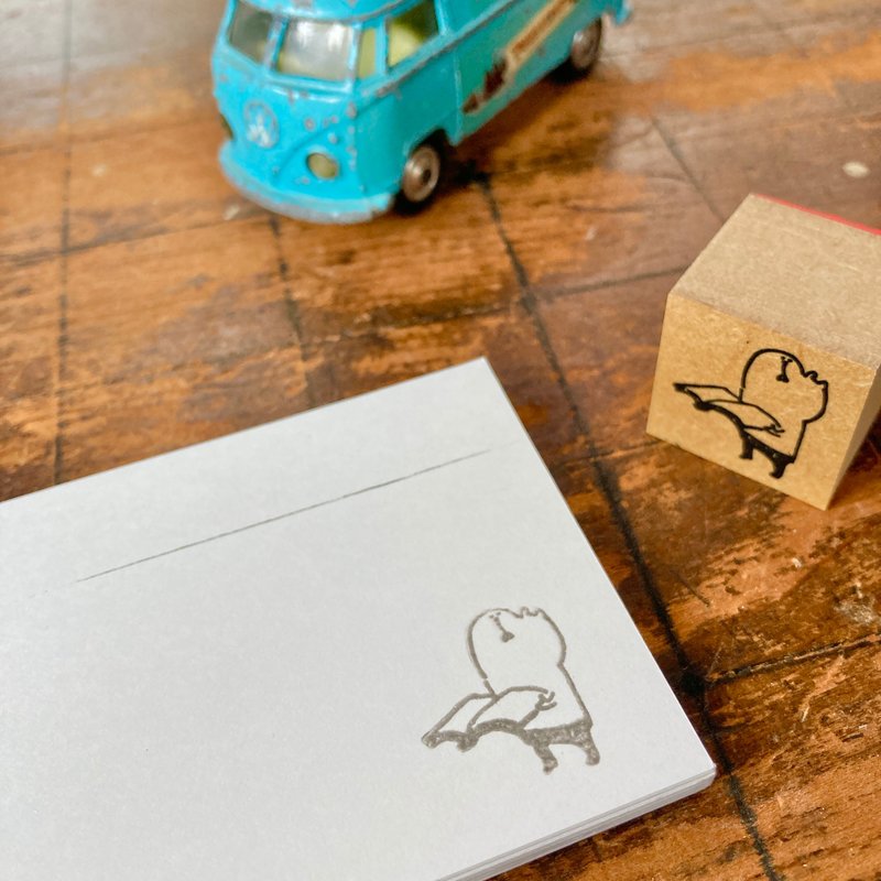 muuちゃんのはんこ/本 - 印章/印台 - 橡膠 卡其色