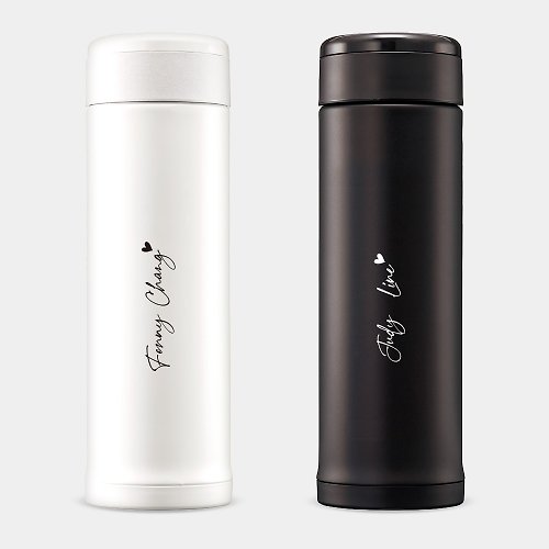 PIXO.STYLE 【客製化禮物】英文名 象印不鏽鋼保溫瓶 PU091