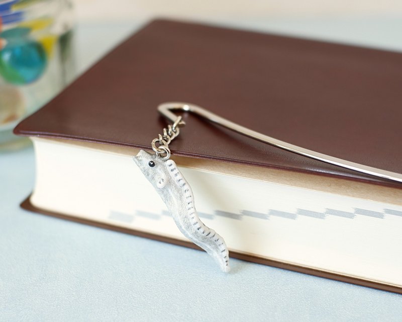 和紙小物　しおり　タチウオ　太刀魚　海の魚 - 書籤 - 紙 銀色