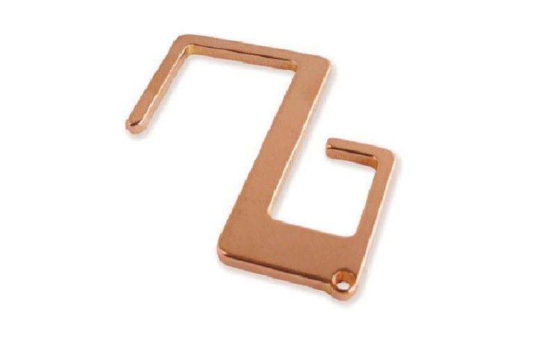 【Infection Prevention】 Contactless Key-Antibacterial Door Opener | Made in Japan - Keychains - Copper & Brass Gold