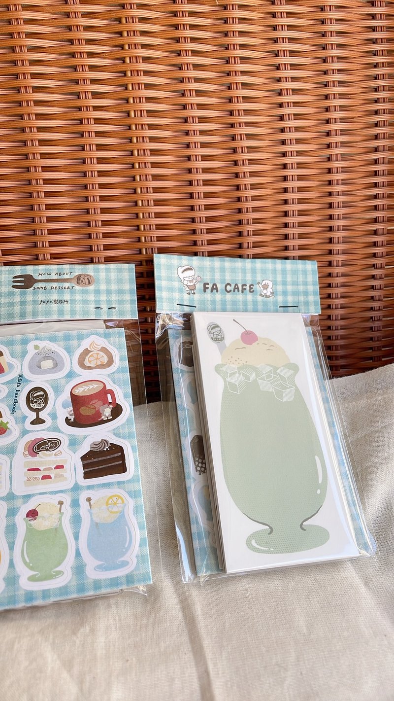 FA CAFE / Tracing Paper Stickers - กระดาษโน้ต - กระดาษ 