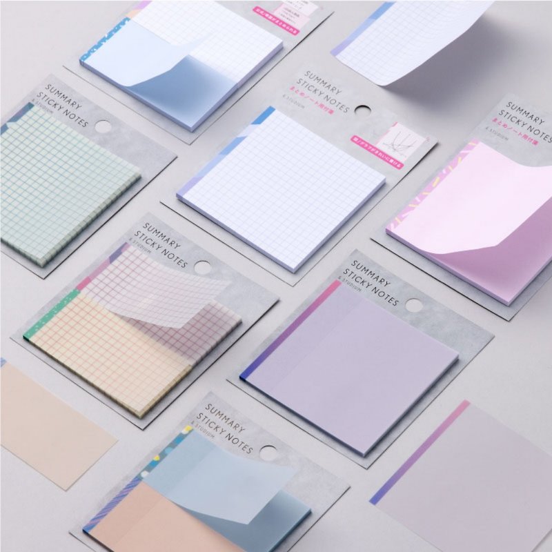 IROHA SUMMARY Translucent Sticky Notes - กระดาษโน้ต - กระดาษ หลากหลายสี