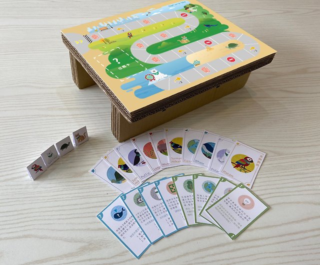 (伝染病予防/ゲーム/パーティーのための家の安全)　Nature　Pinkoi　Me　ボードゲーム・玩具　環境教育ボードゲーム。小さなシロクマの冒険　ショップ