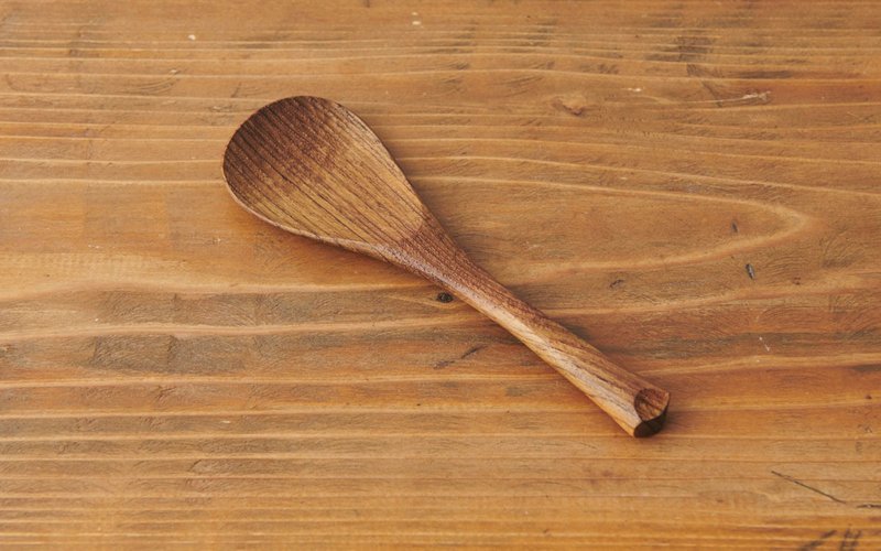 Tamo's server spoon oil and beeswax finish - Cutlery & Flatware - Wood Brown