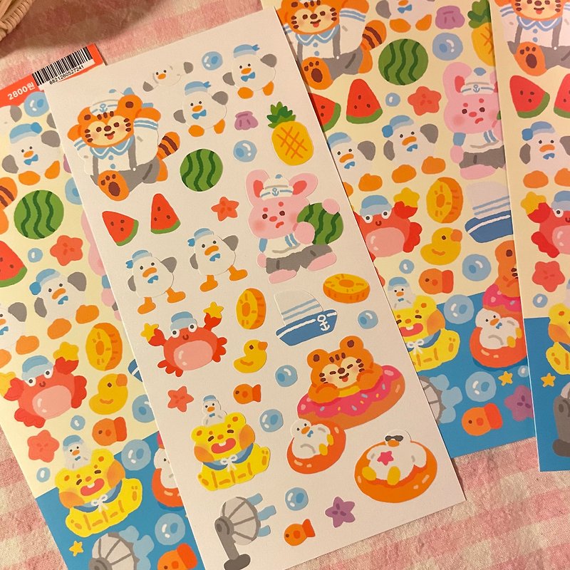 summer sticker - Stickers - Paper 