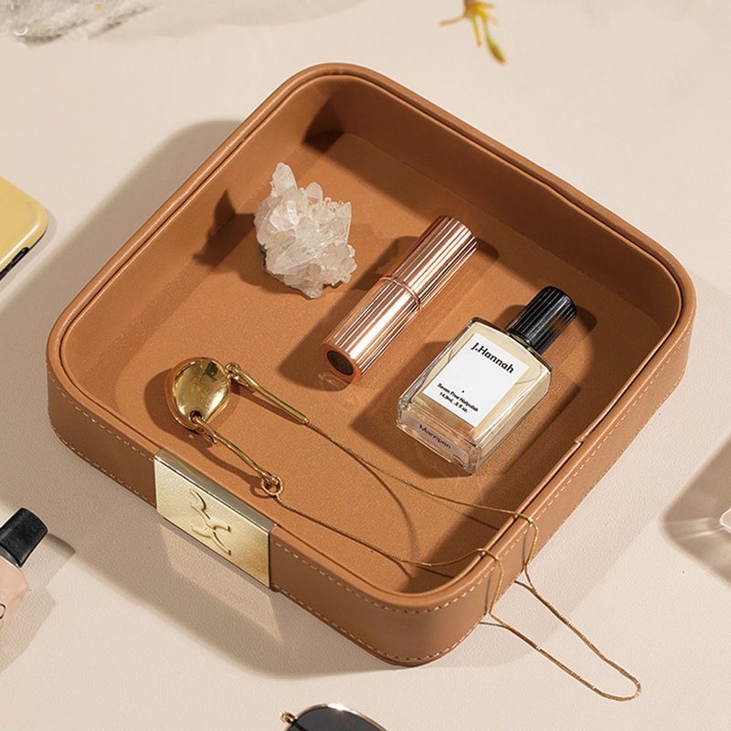 Bencross Original Heart - Leather Storage Box - Orange Gold - กล่องเก็บของ - โลหะ สีส้ม