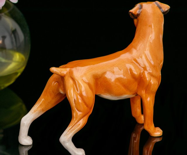 ロイヤル ドルトン 世界的に有名な犬ボクサー犬 2005 手描きの 
