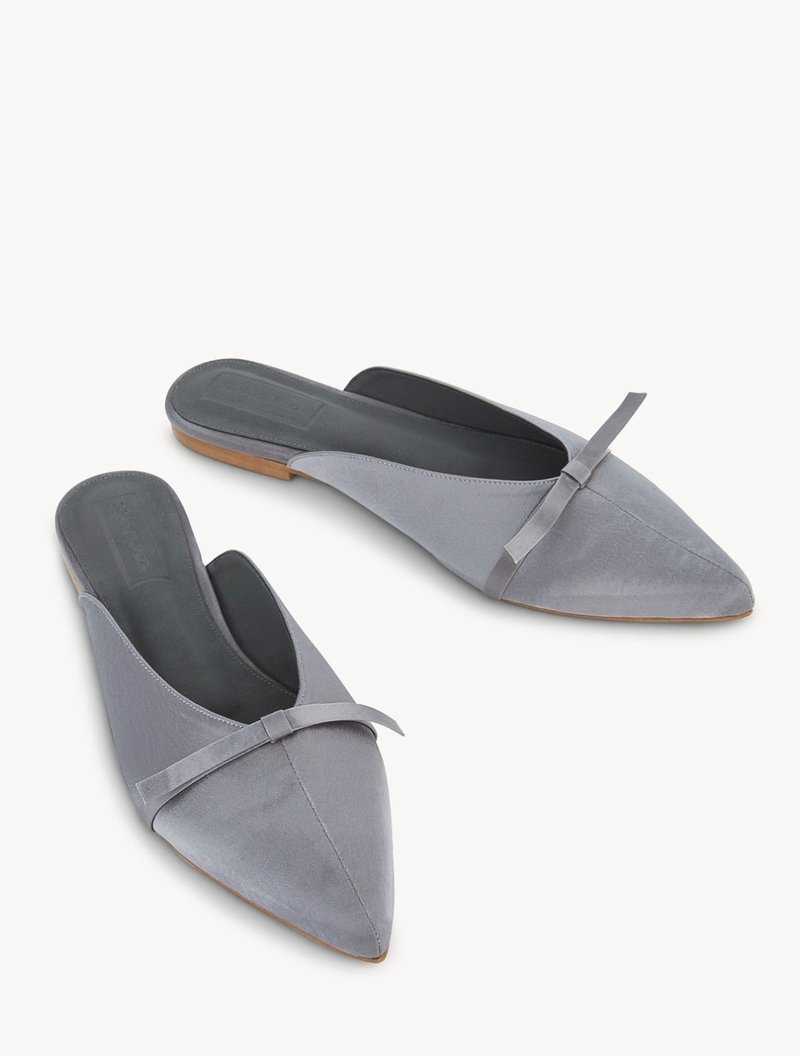Thara - Bouquet Mules - Storm Grey - 女休閒鞋/帆布鞋 - 人造皮革 灰色