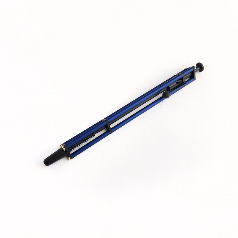 Parafernalia Pella Fanari Revolutionary Ballpoint Pen | Italian Industrial Design - ปากกา - อลูมิเนียมอัลลอยด์ สีน้ำเงิน
