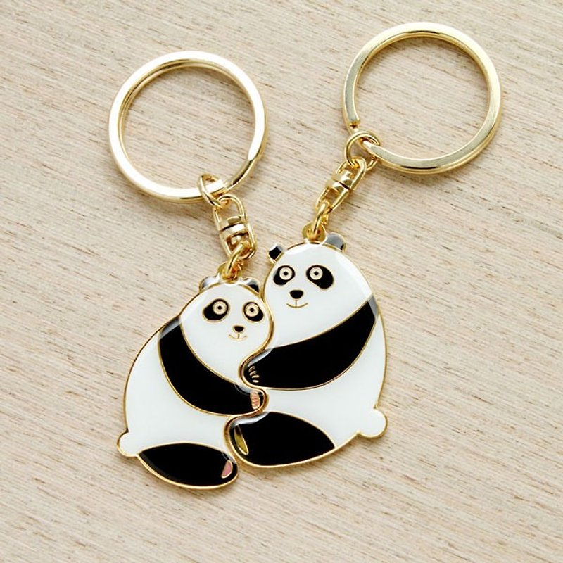 Perfect Together Key Ring – Panda - Keychains - Other Metals Silver