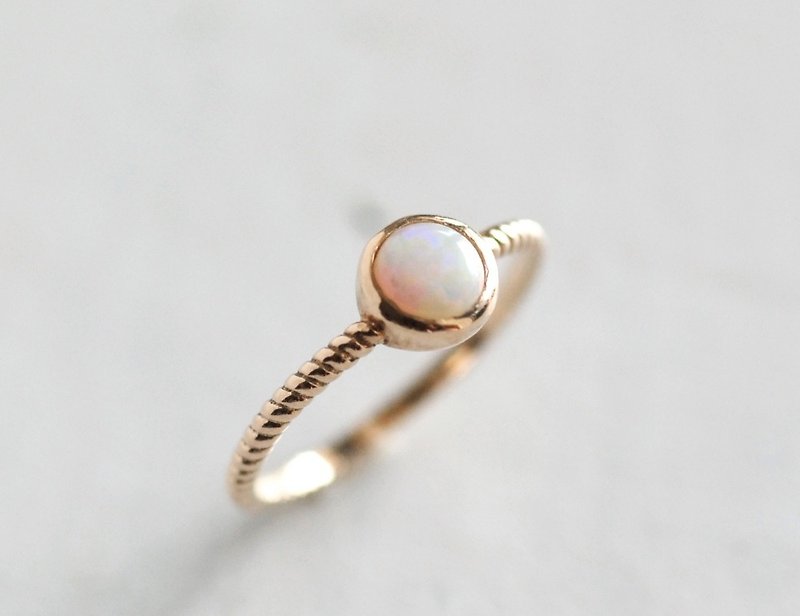 [Made to order] Color Twist Ring Opal / K10YG - General Rings - Precious Metals 