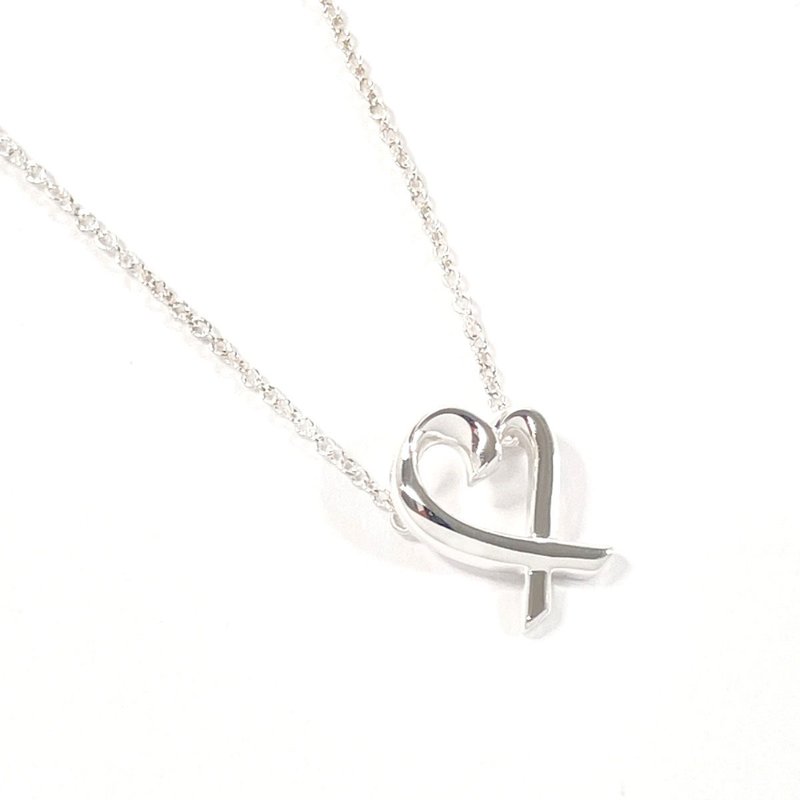【日本直送 中古美品】ティファニー TIFFANY&Co. ネックレス ラビングハート パロマピカソ シルバー925 アクセサリー 新品仕上げ済み - 項鍊 - 純銀 銀色