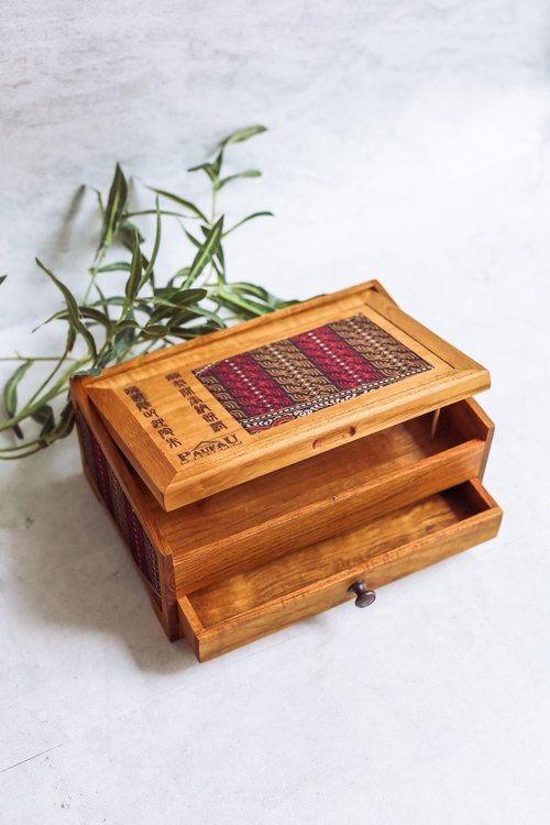 木製化粧箱 メイクボックス 鏡付き 木製 コスメボックス Wooden Cosme Box