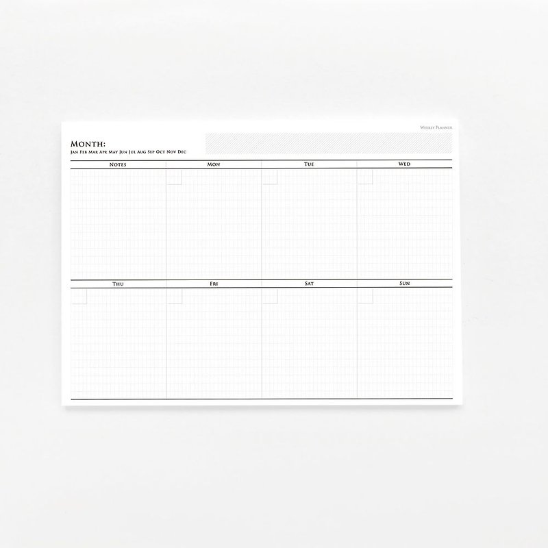 KNOOP WORKS B5 size PLANNER (Weekly) - Sticky Notes & Notepads - Paper White