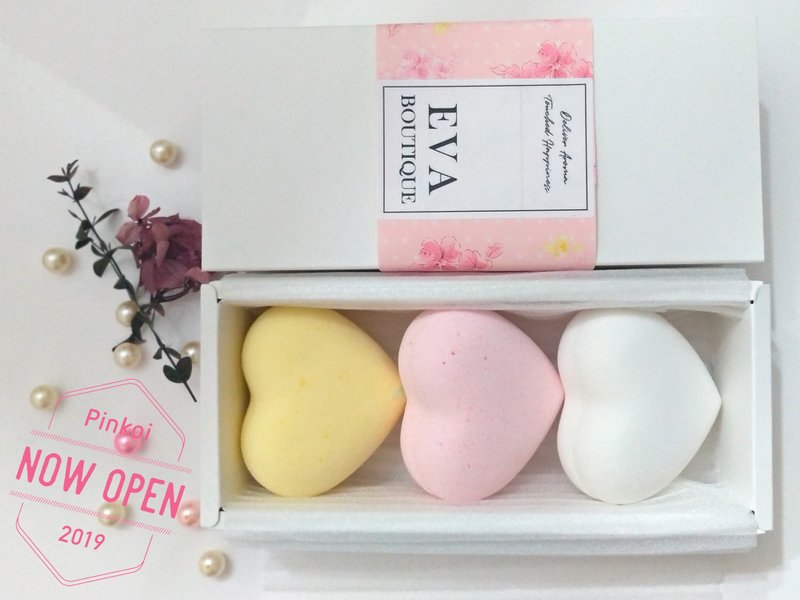 Little princess bath ball gift box - ครีมอาบน้ำ - น้ำมันหอม สึชมพู