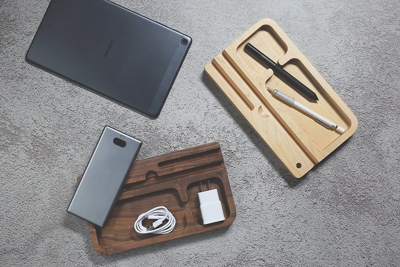 Resstein pallet (maple/walnut) - Tablet & Laptop Cases - Wood 