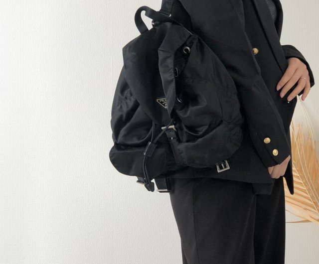 Used prada backpack sale