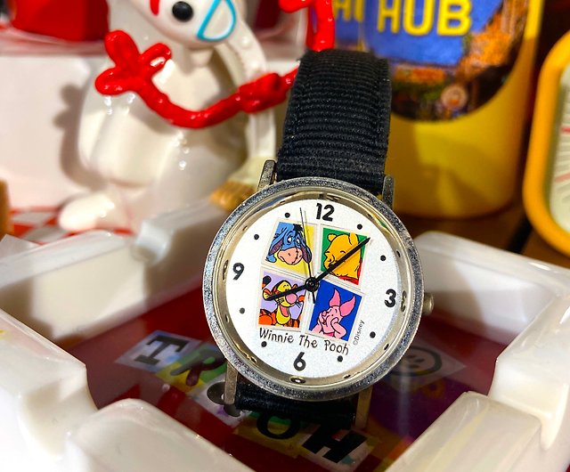 くまのプーさんと仲間たち クォーツ時計 ショップ Retro Hub 20 腕時計 ユニセックス Pinkoi