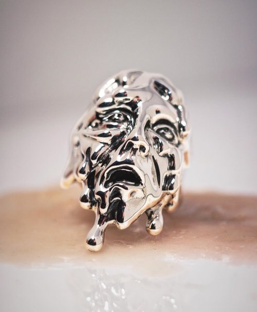 Alarein Silver Smith Morphen/手工銀飾/ 戒指/Fuck Up Face