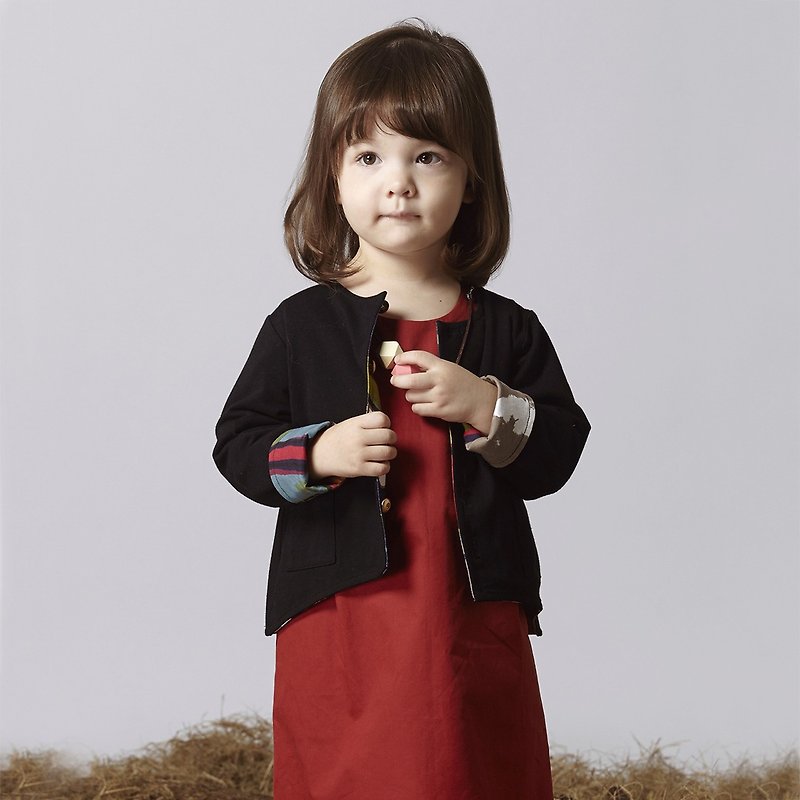 Ángeles-印象雙層兩穿棉質外套 (2-6歲) - 男/女童外套 - 棉．麻 