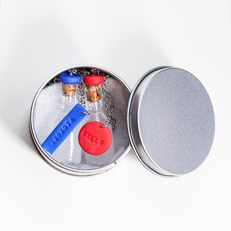 Weather bottle, snow crystal bottle special packaging small round tin box (the product does not contain weather bottle, only one small round tin box) - Other - Other Metals Silver