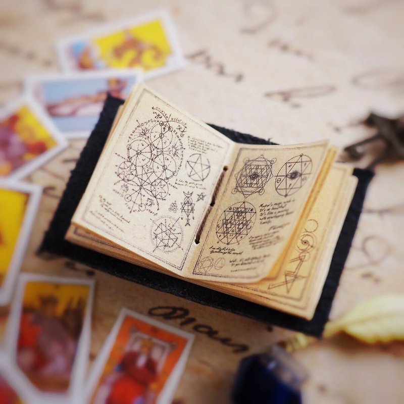 Miniature book   Apprentice Witch&#x27;s Notebook