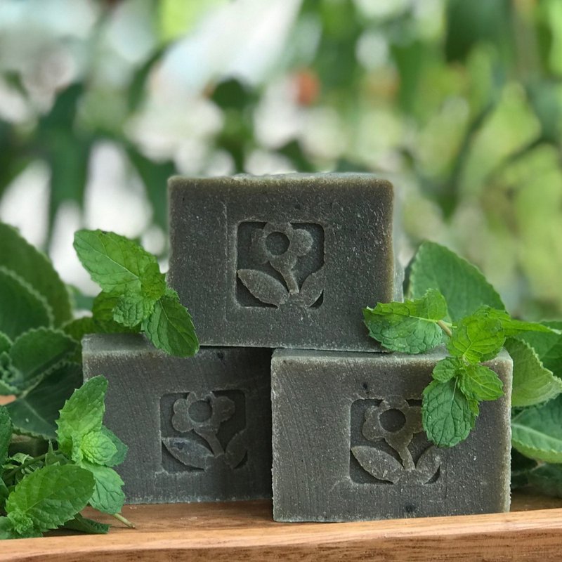 Left hand scented peppermint soap/Qinxin cool feeling - ครีมอาบน้ำ - วัสดุอื่นๆ 