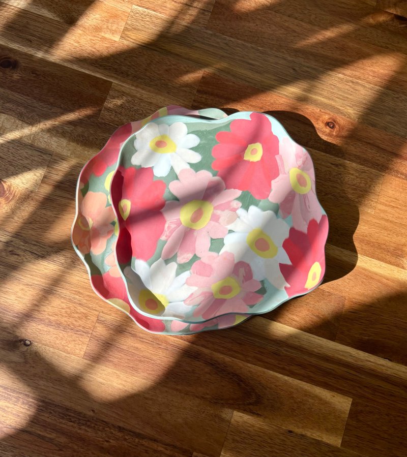 百日草大皿シリーズ - 皿・プレート - 磁器 