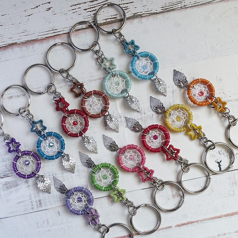 Dreamcatcher key ring│ The color of the month│ May-August - ที่ห้อยกุญแจ - วัสดุอื่นๆ หลากหลายสี