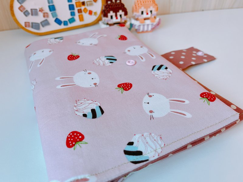 Mother's Handbook Set/Baby Handbook/Bunny-Pink Cake Rabbit - Other - Cotton & Hemp Pink