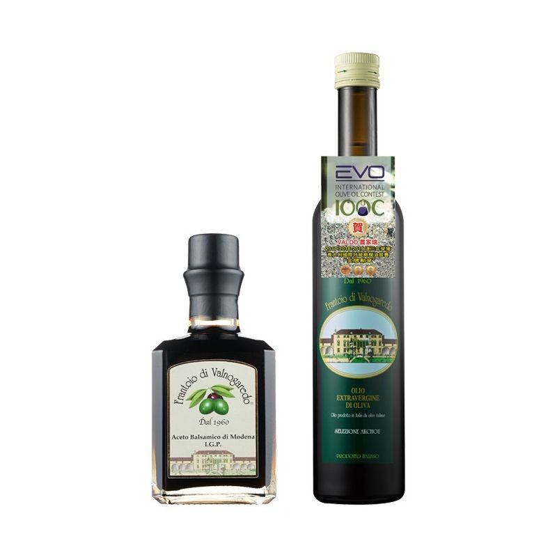 FDV Nongjiarui's first cold-pressed extra virgin olive oil (olive oil 500ml + red wine vinegar 250ml) - เครื่องปรุงรส - อาหารสด 