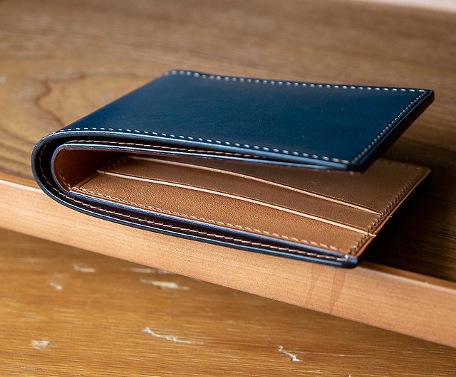 Handmade Buttero Leather Wallet Bi-fold Leather Wallet -  Denmark