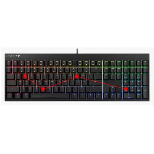 PC周辺機器 Cherry MX Board 8.0 Cherry Mechanical Keyboard MX 8.0 Wired MX3880 White Gaming