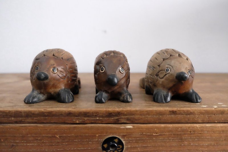 Hedgehog door stop - Other Furniture - Wood Brown