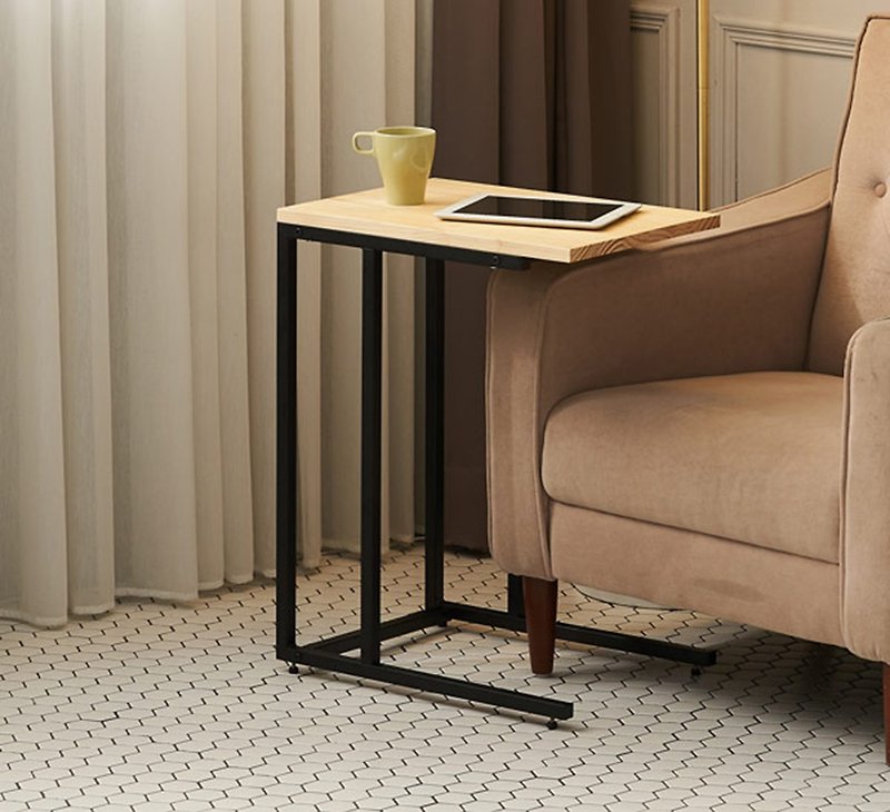 [サイドテーブル] MITコーヒーテーブルコンピューターテーブルラック - 机・テーブル - 木製 